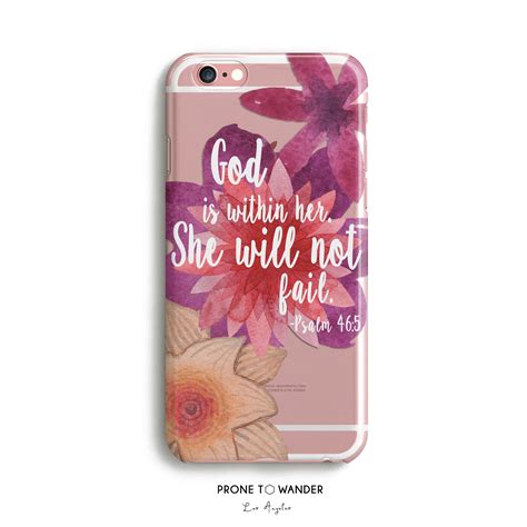 H God Is Within Her Psalm Phone Cases Case Cool Phone Cases