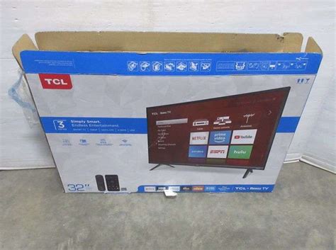 32 Tcl Flat Screen Tv Great Albrecht Auction Service