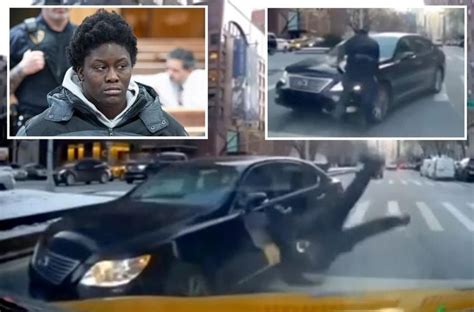 Shocking Video Shows Moment Nyc Driver Intentionally Plows Into