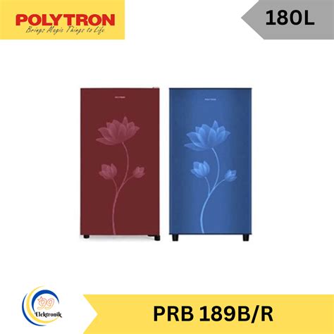 Polytron Kulkas Pintu Beauty Metal Door Liter Prb B R Lazada