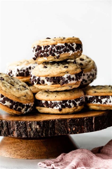 Cookie Ice Cream Sandwiches Like A Chipwich Sallys Baking Addiction