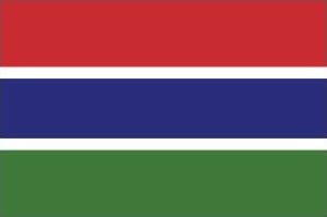 Gambia Flag 90 X 150 Cm