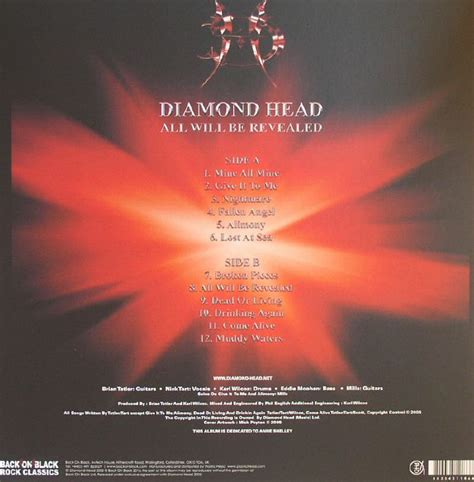 Diamond Head All Will Be Revealed Vinyl At Juno Records