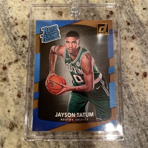 2017 18 Panini Donruss Rated Rookies 198 Jayson Tatum RC EBay