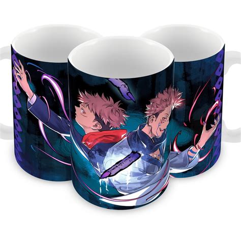 Caneca Polímero Jujutsu Kaisen Personalizada Elo7