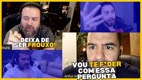 DEU TRETA AO VIVO PERGUNTA DO ARTHUR INCOMODA NANDO MOURA YouTube