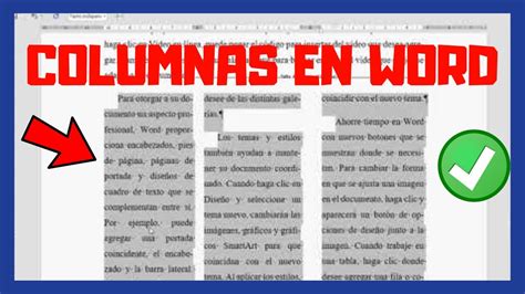 Como Hacer Una Relacion De Columnas En Word Image To U