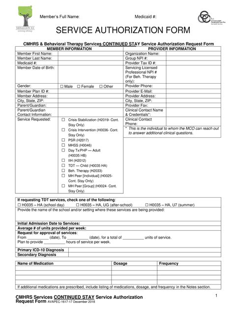 Fillable Online SERVICE AUTHORIZATION FORM Aetna Fax Email Print