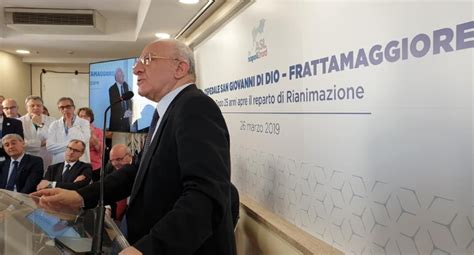 Frattamaggiore Ospedale Inaugurato Il Reparto Di Rianimazione De