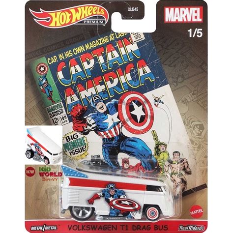 Xe M H Nh Hot Wheels Premium Pop Culture Marvel Volkswagen T Drag Bus Grl B Nh Cao Su