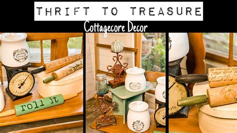 Cottagecore Decor Thrift To Treasure Thrift Haul Flips Iod Stamps