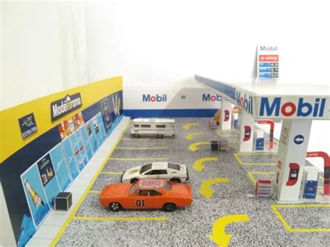Diorama Papercraft Hot Wheels Esc Oxxo Gas O Mobil En Venta En Le N Guanajuato Por S Lo