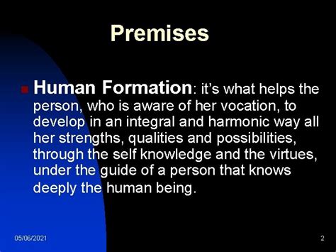 The Human Formation Of The Consecrated Person Introduction