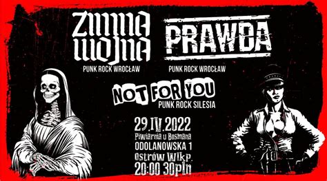 Rock Kompas Zaprasza Zimna Wojna Prawda Not For You PIWIARNIA U