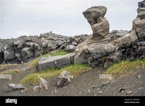 The Bridge Between Continents In Iceland Stock Photo Alamy