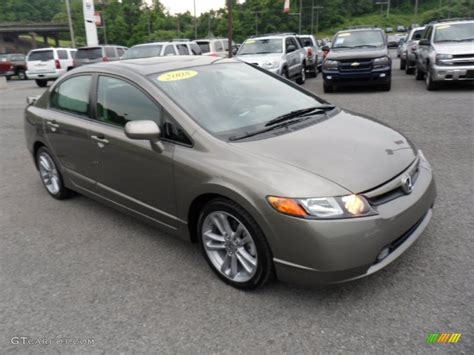 Galaxy Gray Metallic Honda Civic Si Sedan Photo