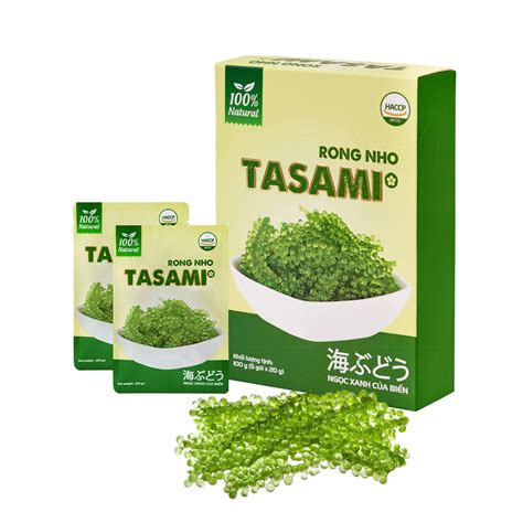 Tasami Organic Sea Grapes Lato Seaweed Umibudo Green Caviar