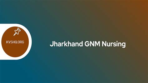 Jharkhand GNM 2023 24 Application Form Eligibility Admission