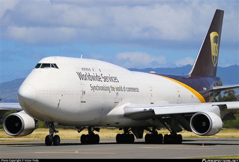 N Up United Parcel Service Ups Boeing E Bcf Photo By Victor