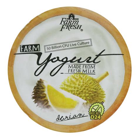 Farm Fresh Durian Yogurt 120g Online At Best Price Flavoured Yoghurt