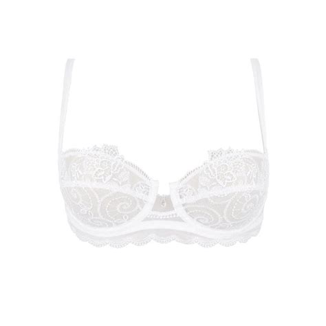 Lise Charmel Lingerie Crystal Poësie Balconnet BH wit ACH3034D