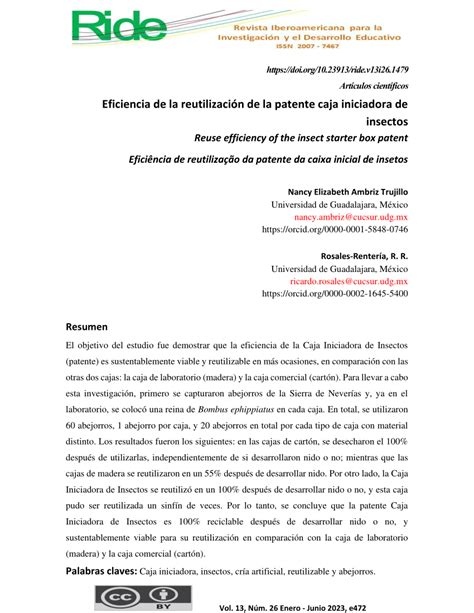 PDF Eficiencia de la reutilización de la patente caja iniciadora de