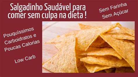 SALGADINHO SAUDÁVEL SÓ 4 INGREDIENTES SEM TRIGO POUCAS CALORIAS