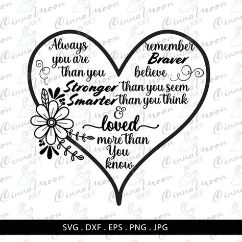 Always Remember You Are Braver Svg Etsy