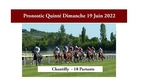 Pronostic Pmu Quinte Du Jour Dimanche 19 Juin 2022 Prix De Diane