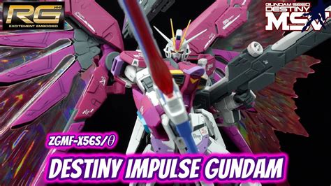 P Bandai Rg Destiny Impulse Gundam Review Gundam Seed Destiny Msv