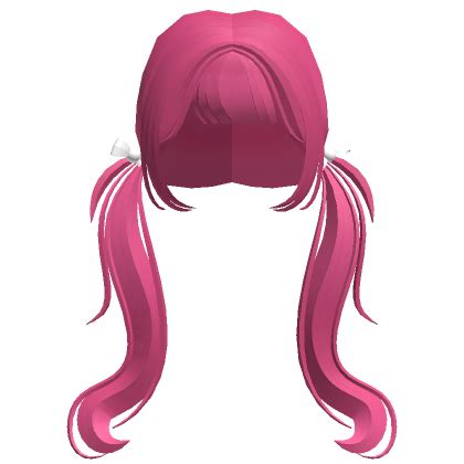 Pink Cutesy Pigtails W Bows Roblox Item Rolimon S