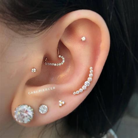 59 Funky Ear Piercings For A Nonconformist Look Joyas Para Las