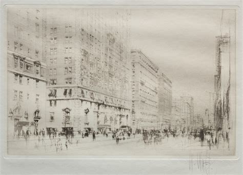 Park Avenue New York By William Walcot Artvee