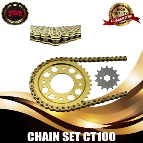 CSL Japan Quality 3 IN 1 Chain With Sprocket Set For Bajaj CT100 14T