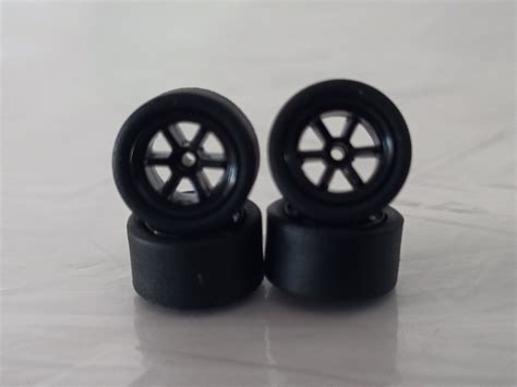 Llantas Goma Escala Para Hot Wheels Mbx Rayos Custom Mercado Libre