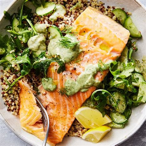 Best Salmon Quinoa Bowl Recipe How To Make Salmon Quinoa Bowl