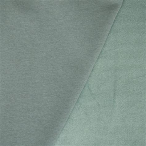 Alpenfleece Emma Uni Dusty Mint Alpenfleece Stoffarten Stoffe