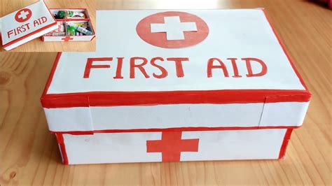 How To Make First Aid Box First Aid Kit For School Project Best Out