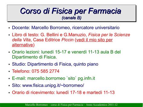 PDF Corso Di Fisica Per Farmacia Fisica Unipg It I Campi