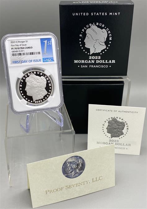 S Morgan Silver Dollar Ngc Pf Ultra Cameo Fdoi First Day Of