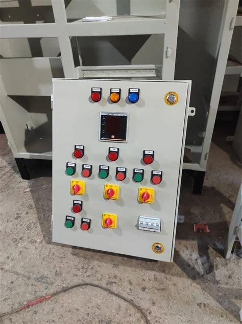 Three Phase 220 240 V DOL Starter Control Panel Mild Steel 0 75 HP At