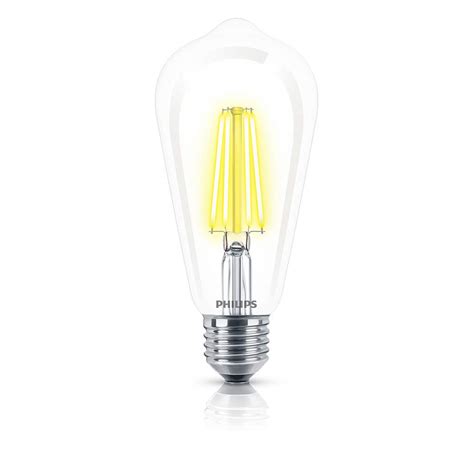 Buy Philips Led Filament Bulb W St E Cap Warm White Golden Yellow