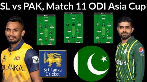 Sl Vs Pak Dream11 Prediction Sl Vs Pak Dream11 Sl Vs Pak Dream11