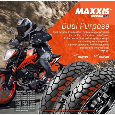 MAXXIS Dual Purpose Tubeless M6239 M6240 70 90 80 90 90 90 17 110 80 17