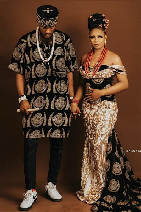 Complete Ibo Isi Agu Dress For Couple Ibo Wedding Ibo Etsy