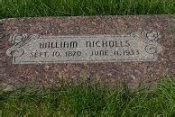 William Nicholls M Morial Find A Grave