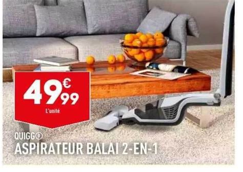 Promo Aspirateur Balai 2 En 1 Quigg Chez ALDI