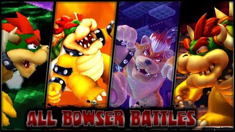 Evolution Of All Bowser Final Boss Battles And Happy Ending In The