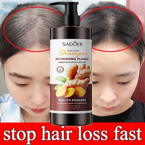 Ginger Hair Shampoo Anti Hair Loss Nourish Hair Fast Growth Shampoo Oil