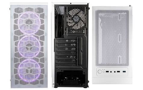 Kolink Observatory Lite Mesh ARGB Midi Tower Gaming Case White